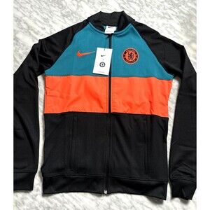 Nike Kids Jacket - Teal, Orange, and Black